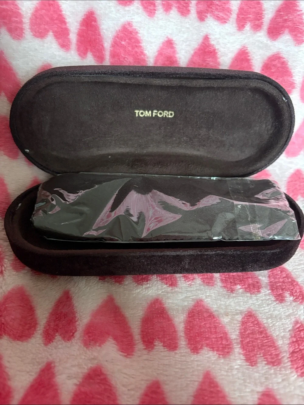 Tom Ford Black Velvet Glasses Case